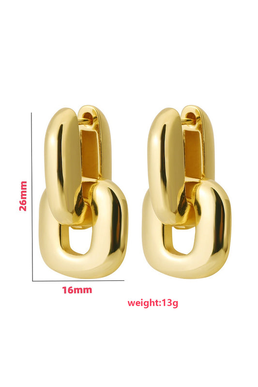 Gold Vintage Hoop Earrings