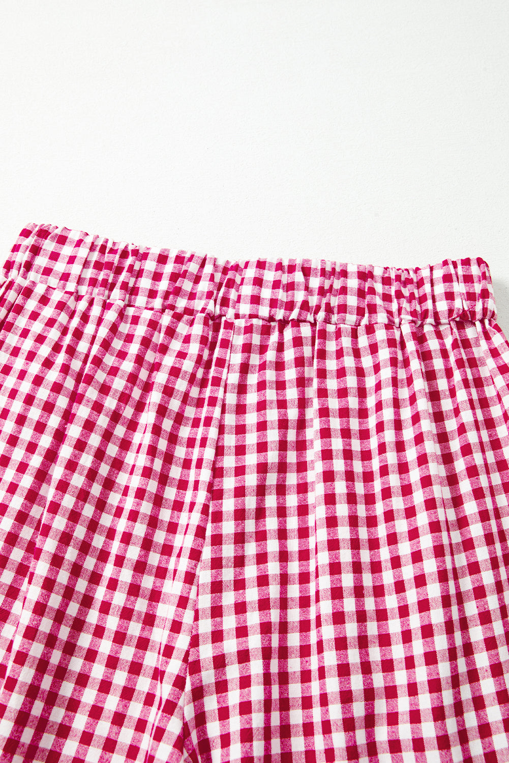 Red Casual Loose Pants