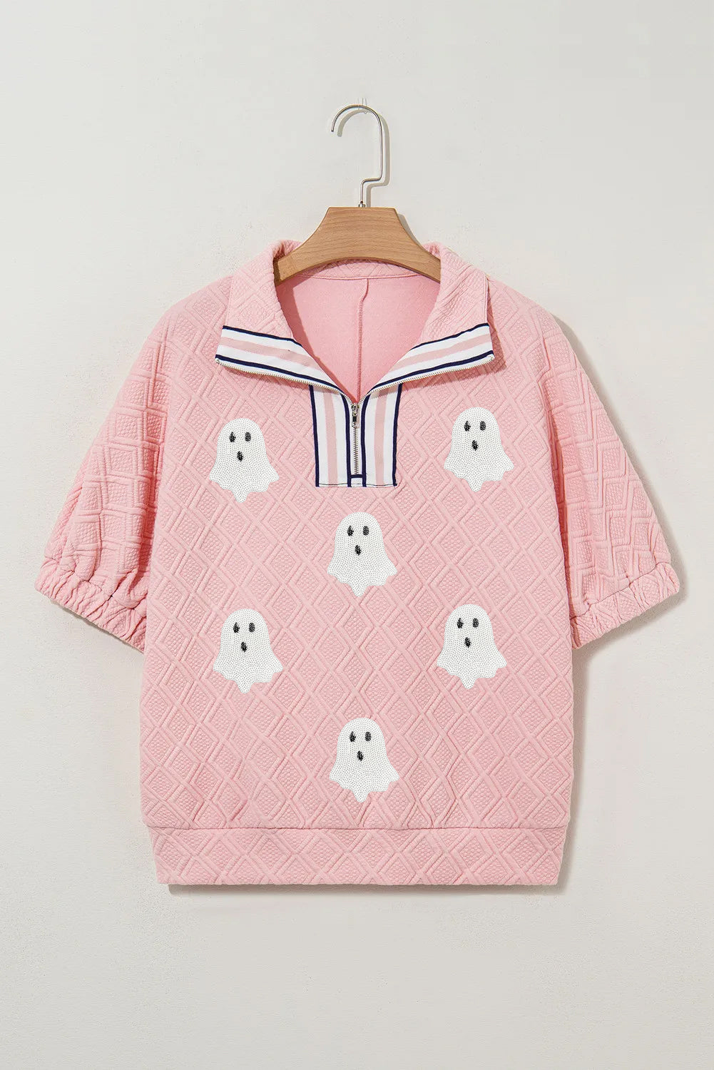 Light Pink Collar Top