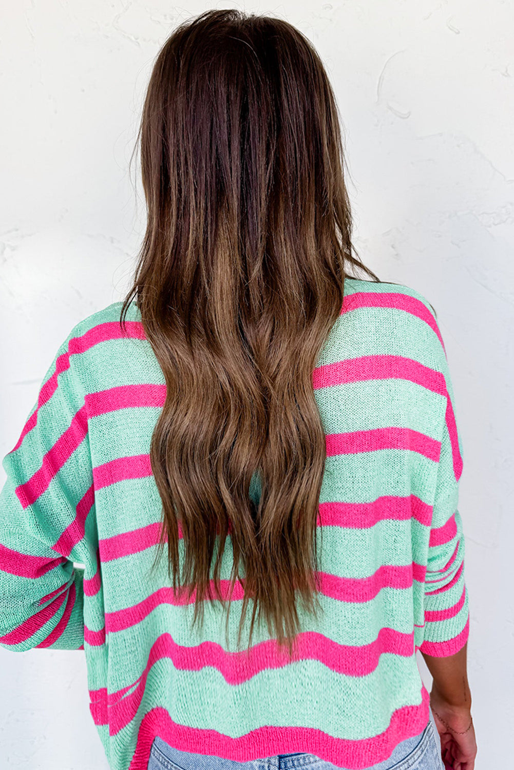 Striped Round Neck Sweater