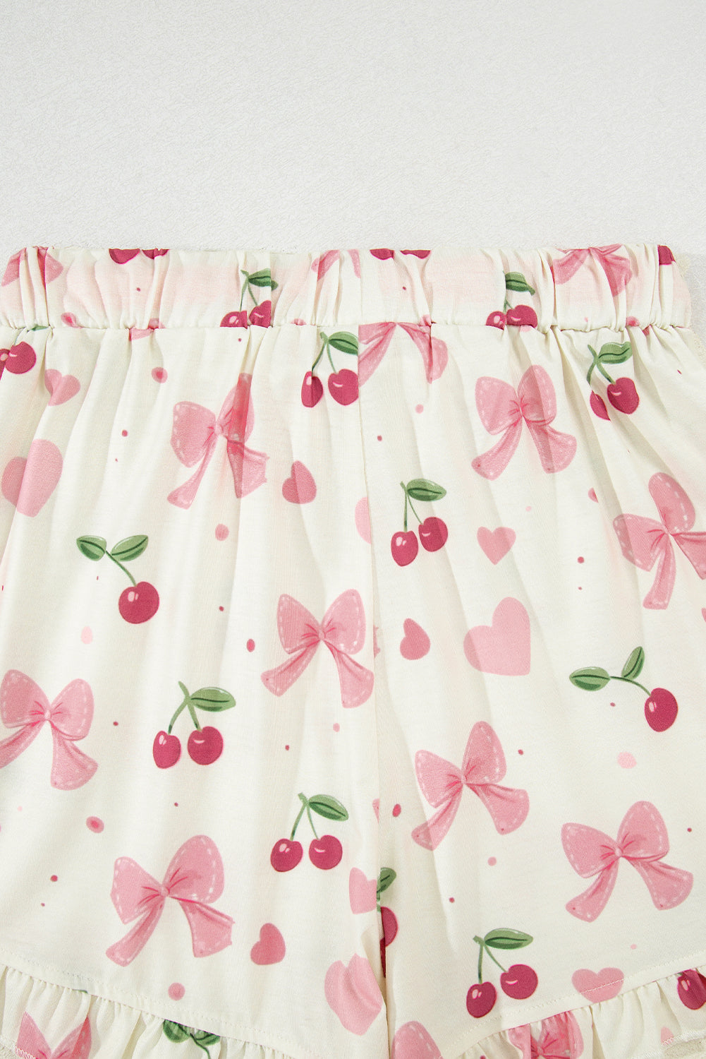 Cherry Print Pajama Set