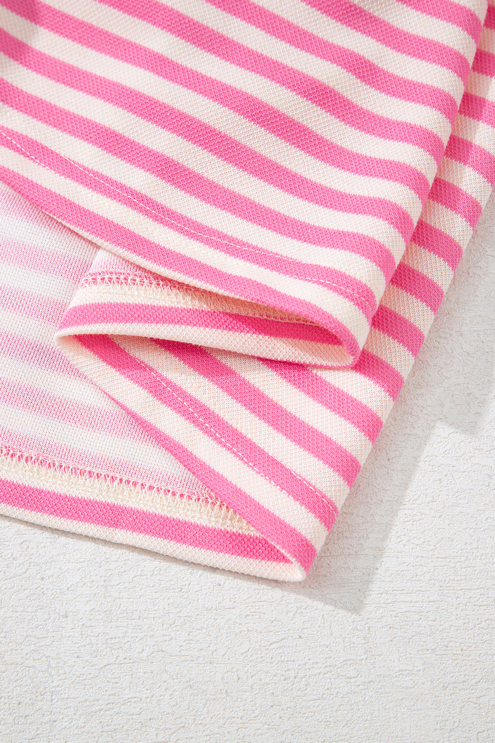 Red Striped Bowknot Backless T-Shirt
