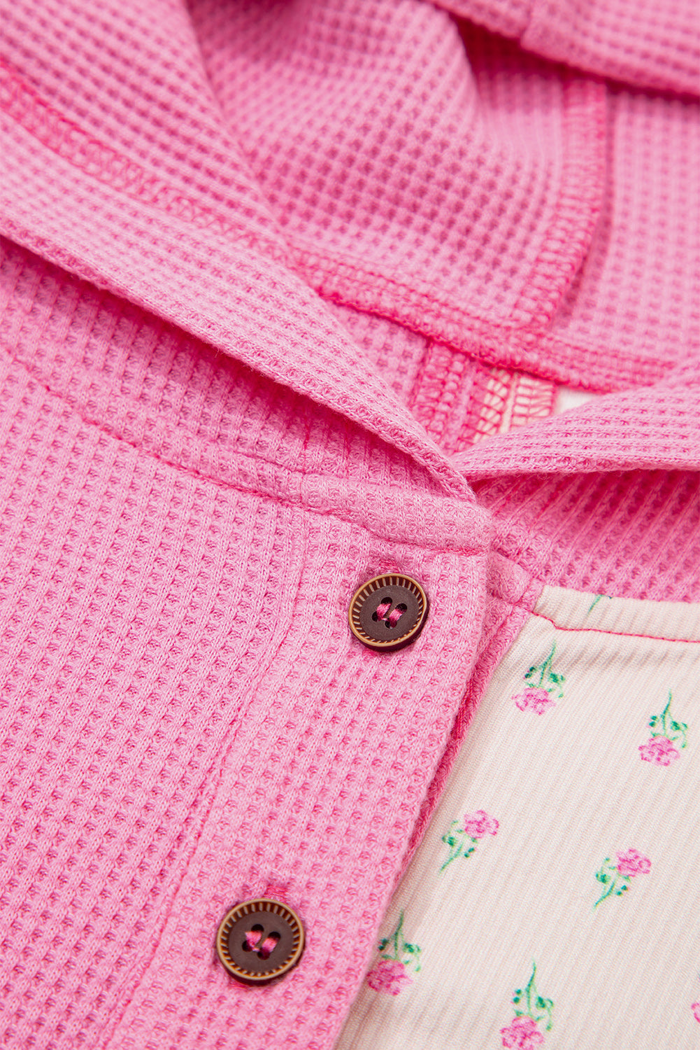 Pink Hooded Oversized Pullover