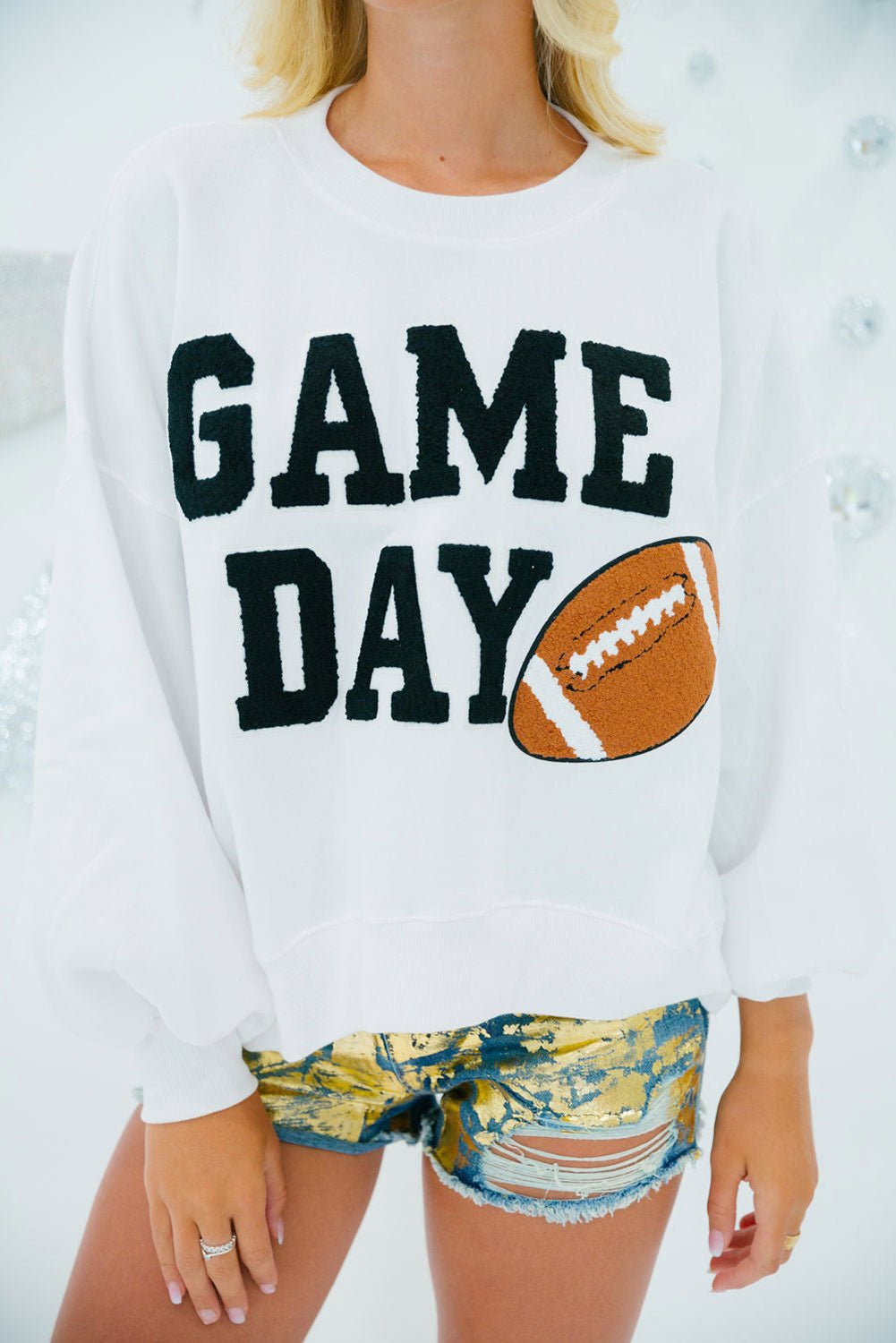 Black GAME DAY Pullover Sweatshirt