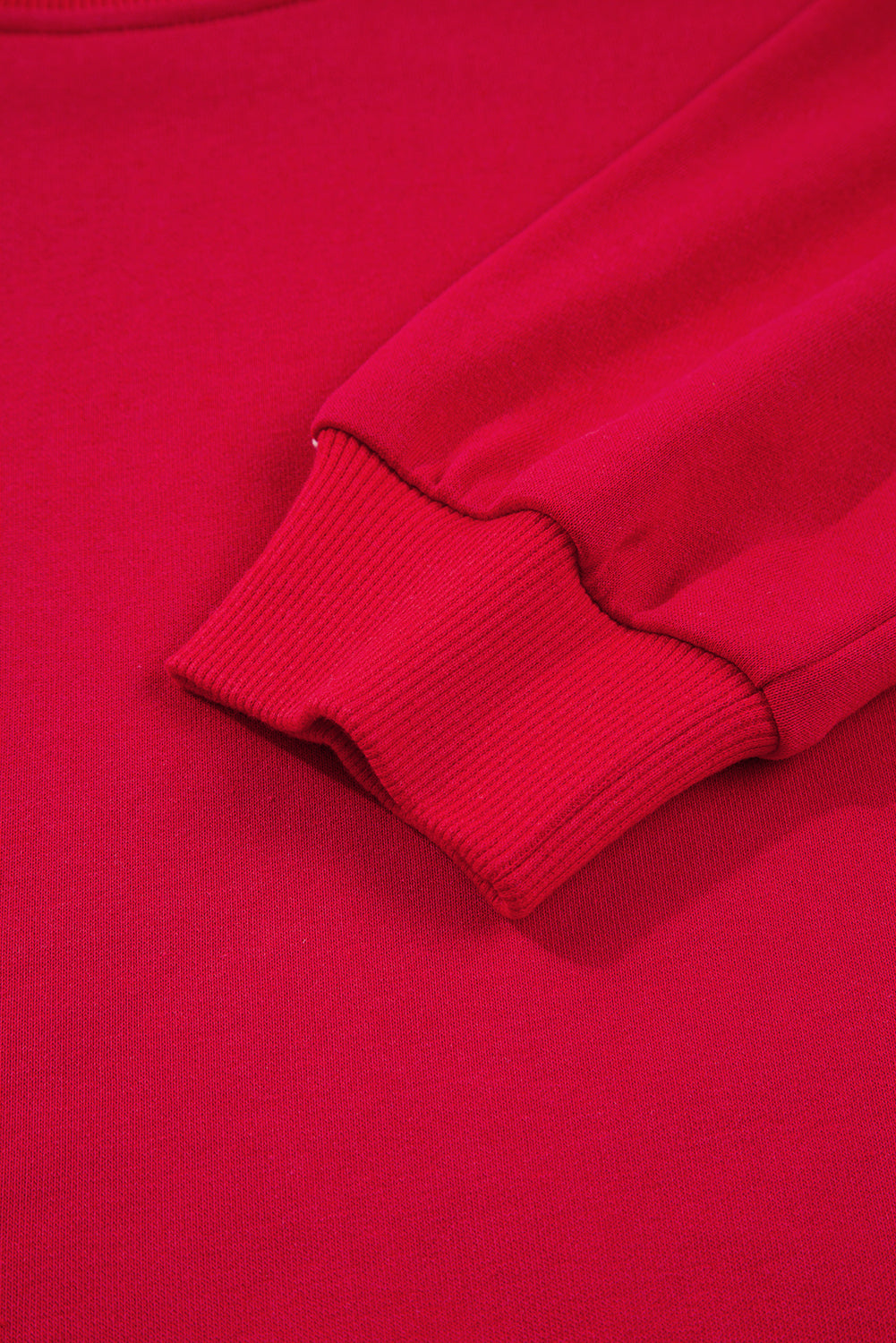 Red Varsity Striped Cropped Pullover Wide Leg Pants 2pcs Outfit