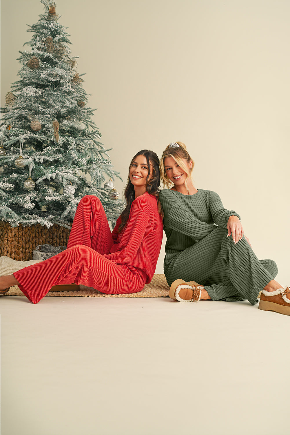 Evergreen JOLLY Long Sleeve Top and Pockets Pants Set