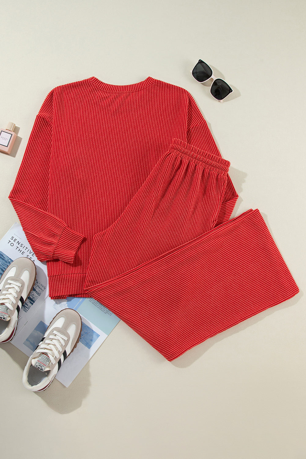 Evergreen JOLLY Long Sleeve Top and Pockets Pants Set
