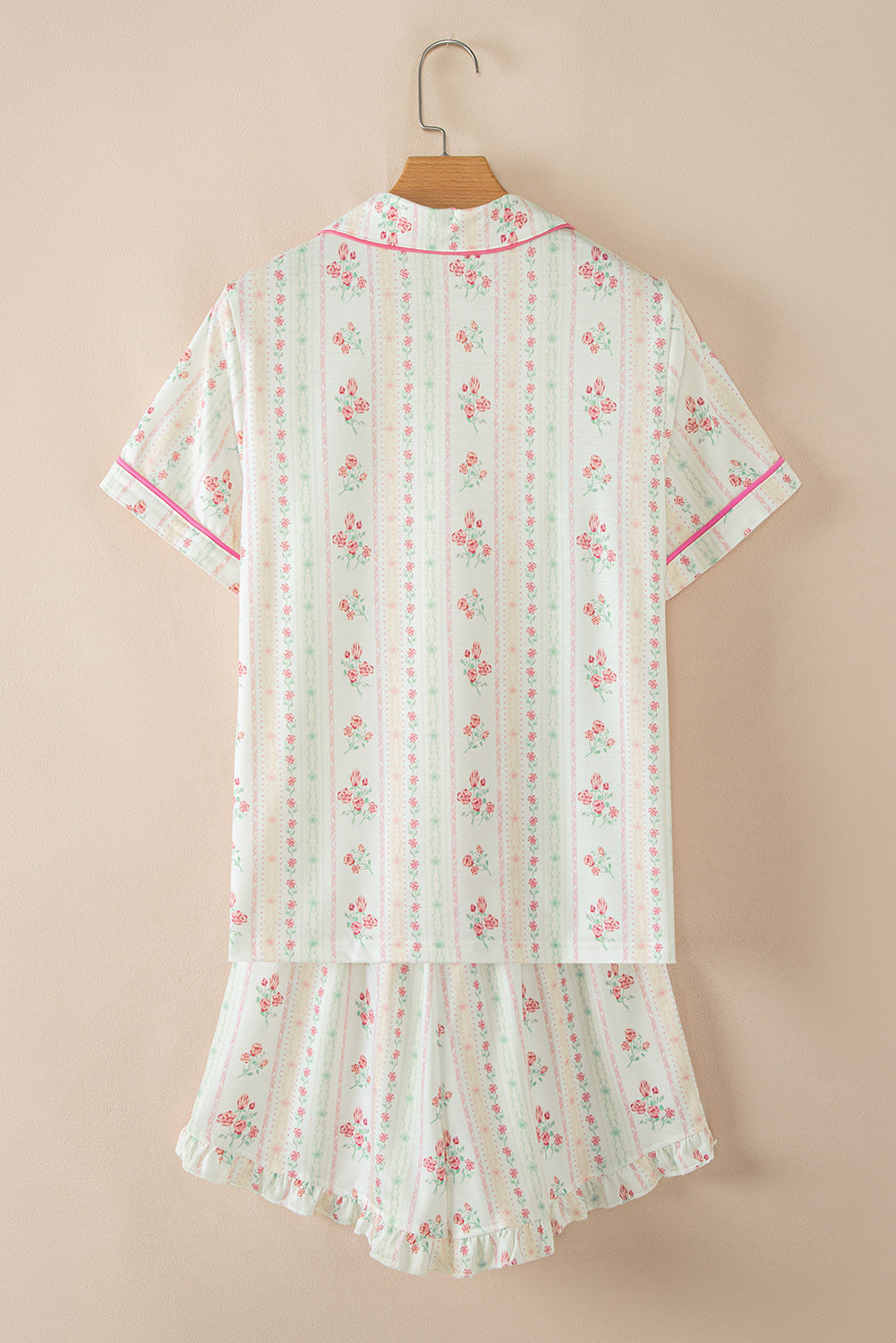 Cherry Print Pajama Set