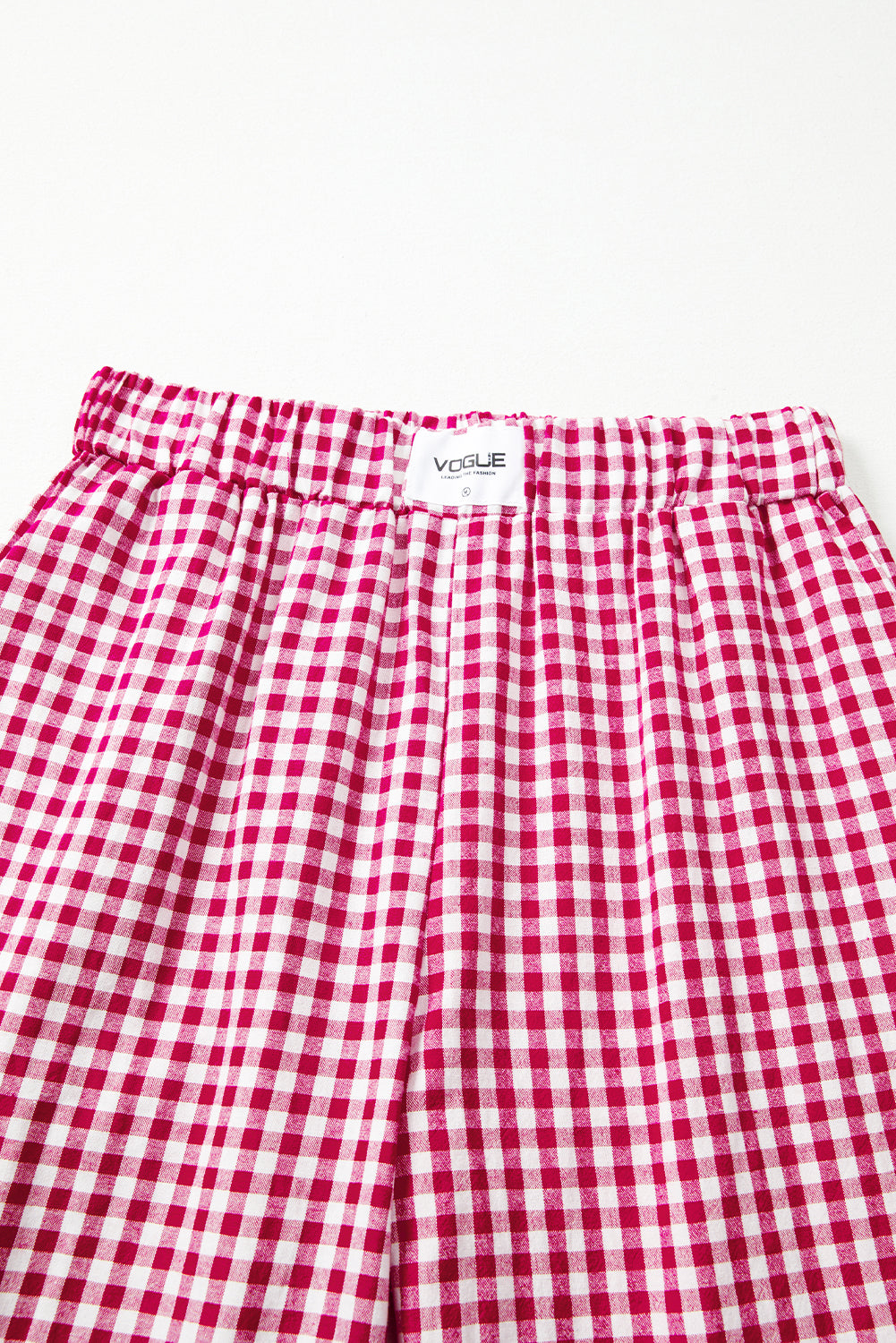 Red Casual Loose Pants