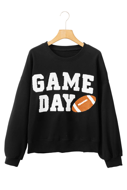 Black GAME DAY Pullover Sweatshirt