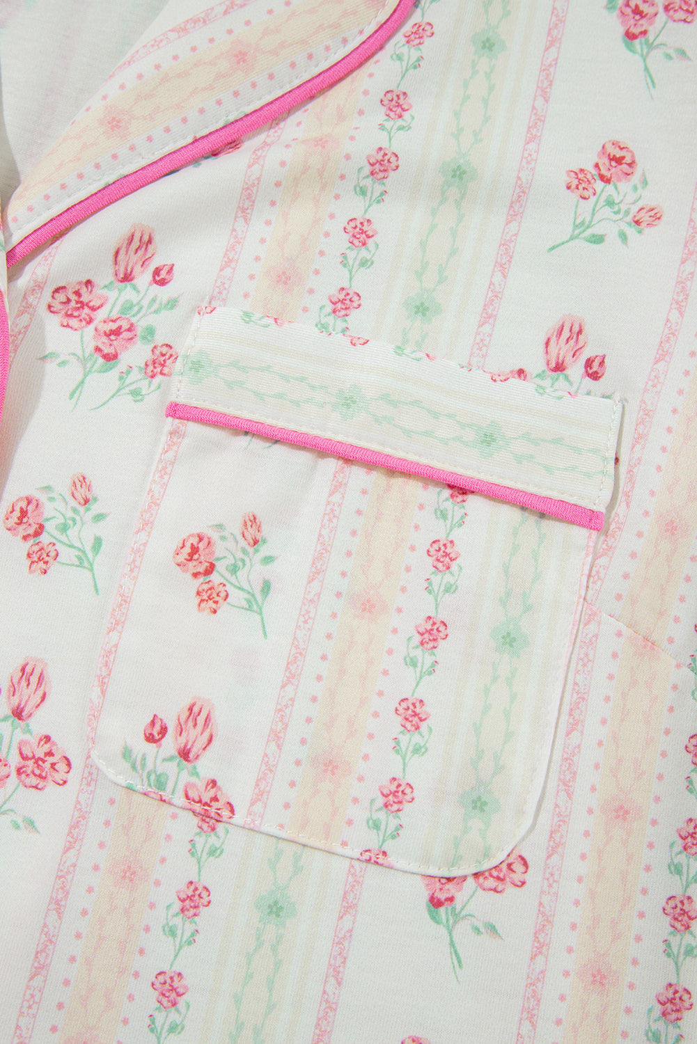Cherry Print Pajama Set