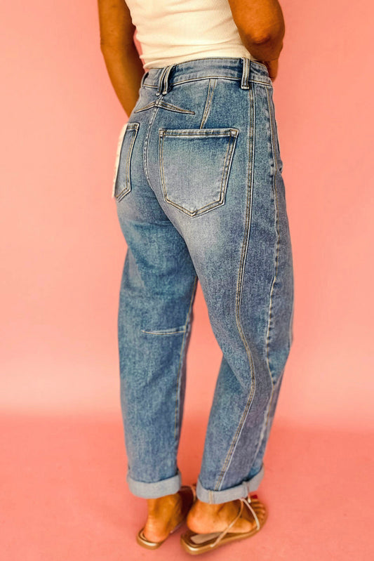 Blue Vintage Washed Jeans