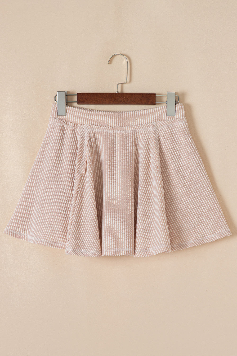 Sky Blue Sleeve Pullover Ruffle Mini Skirt Set
