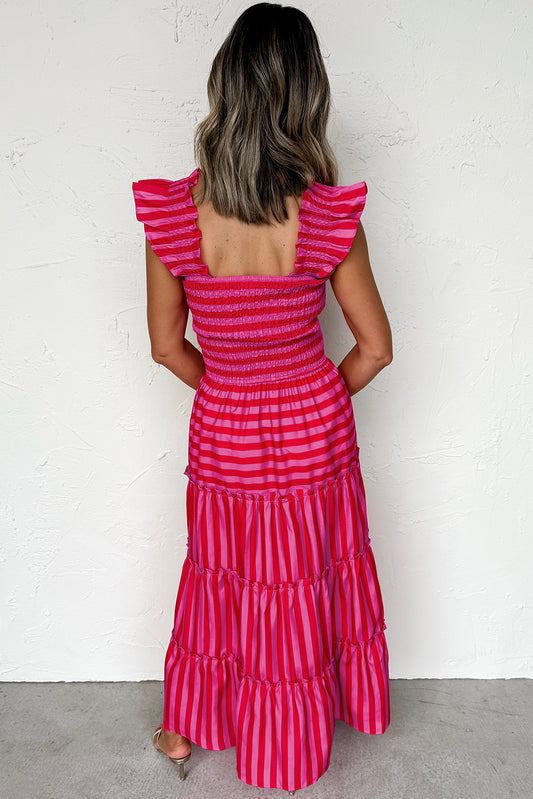 Rose Stripe Dress