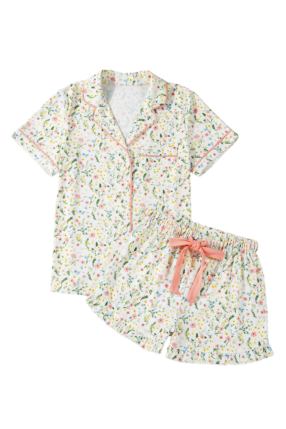 Cherry Print Pajama Set