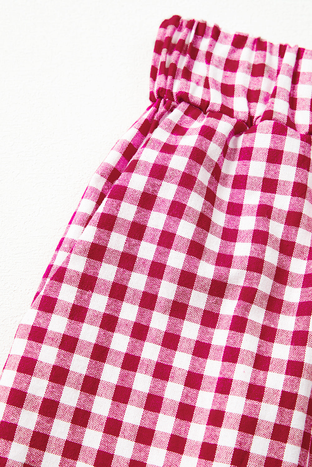 Red Casual Loose Pants