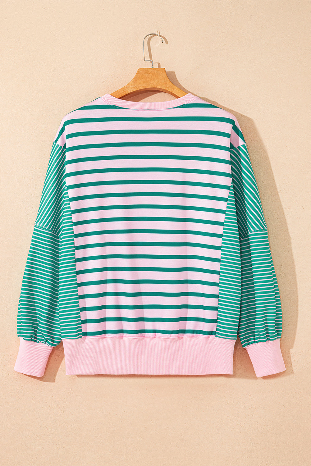 Green Stripe Sweatshirt