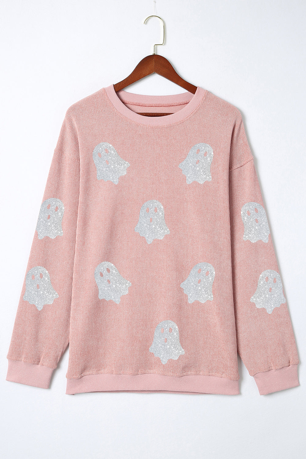 Pink Halloween Loose Sweatshirt