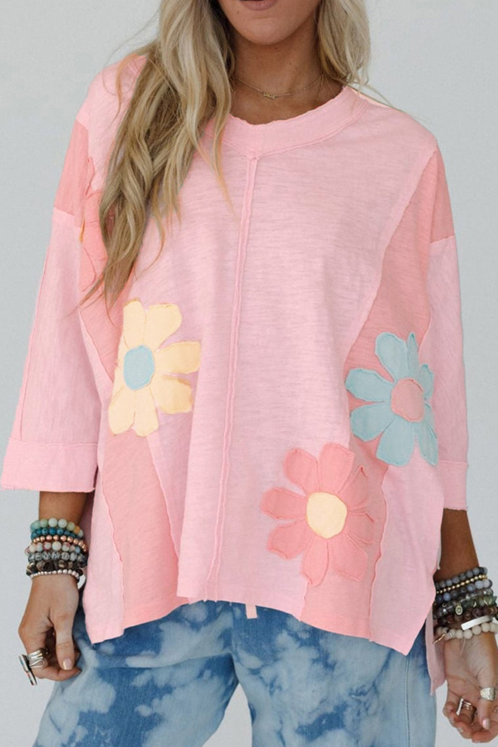 Pink Flower Top