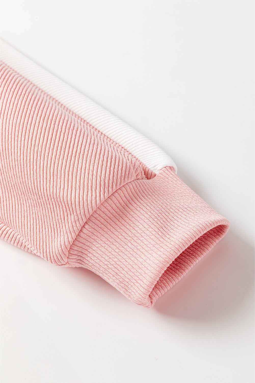 Oversized Henley Sweatshirt