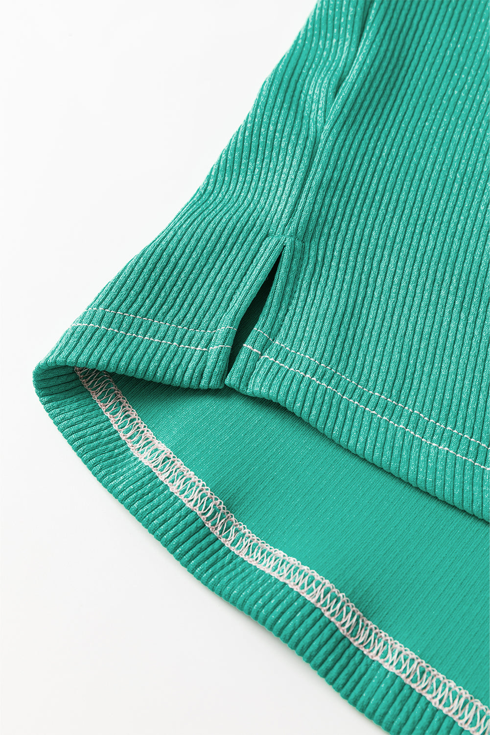 Oversized Henley Sweatshirt
