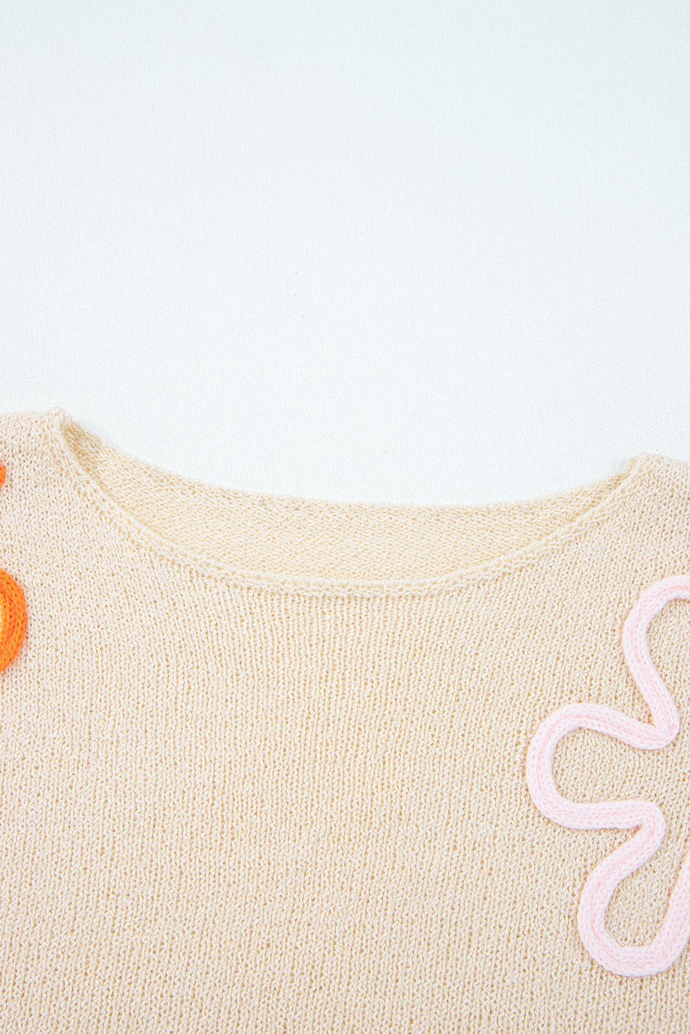 Jet Stream Flower Loose Sweater