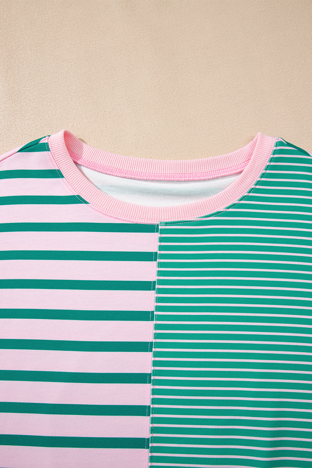 Green Stripe Sweatshirt