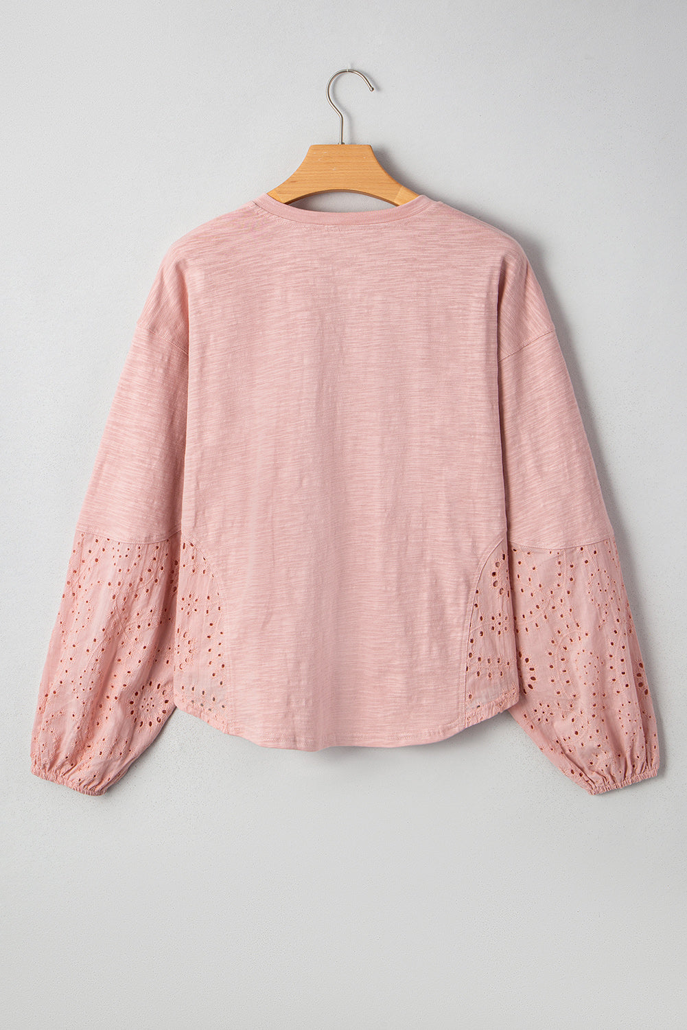 Light Pink V Neck Blouse