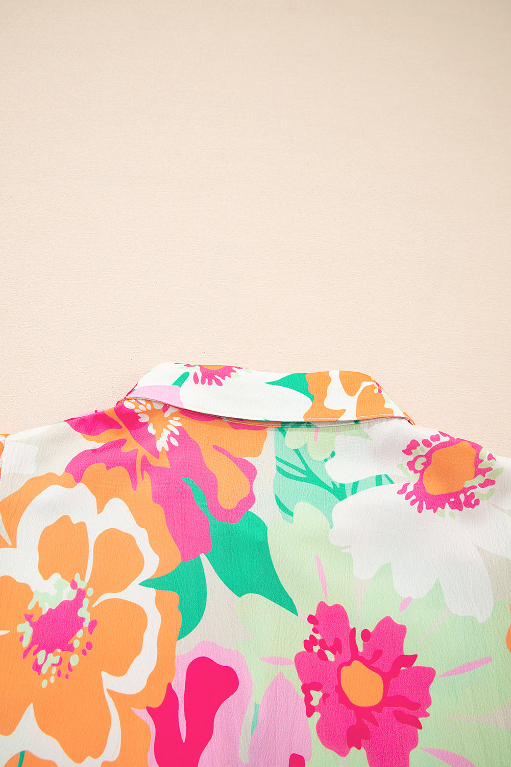 Green Floral Puff Sleeve Dress