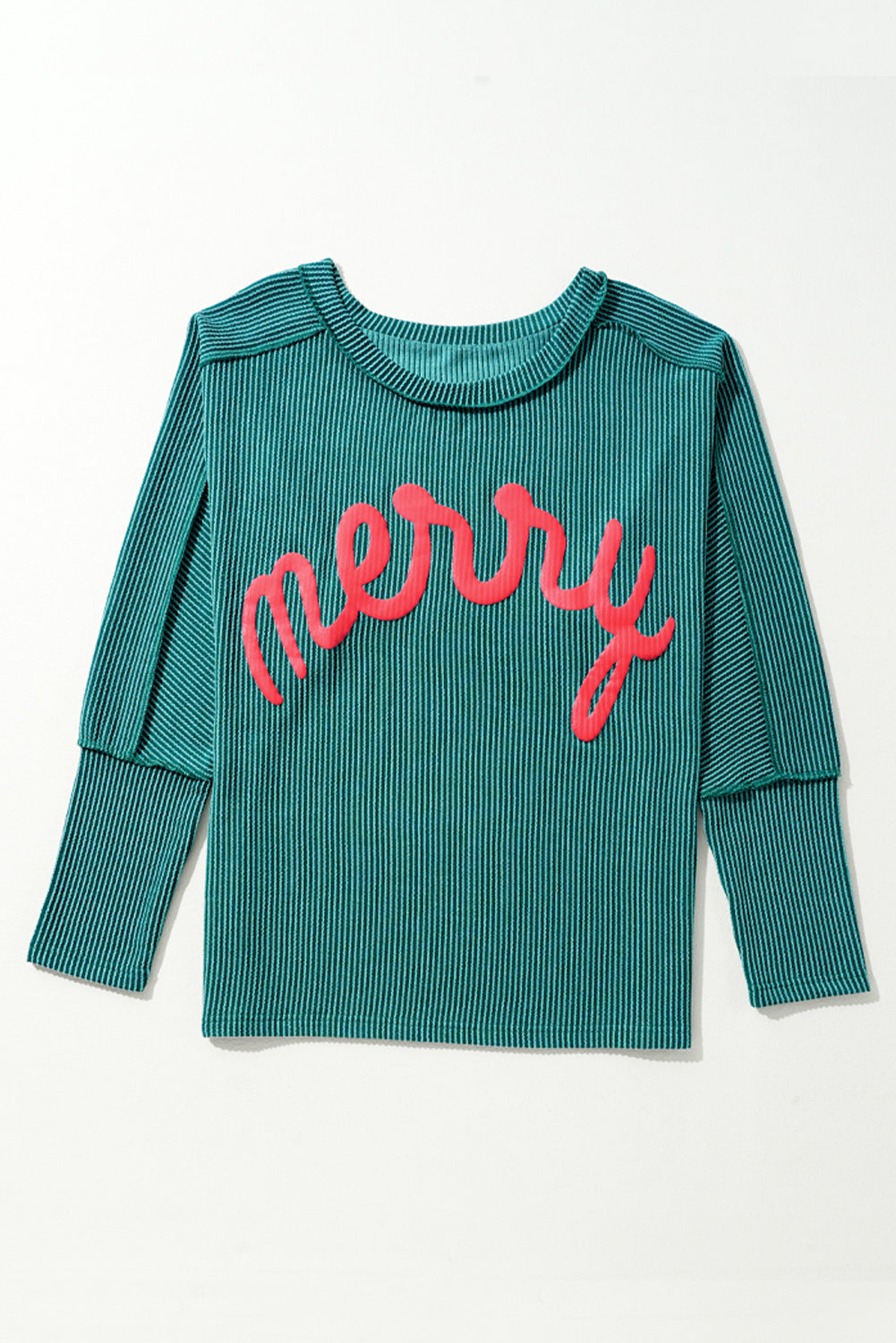 Green Merry Christmas Top