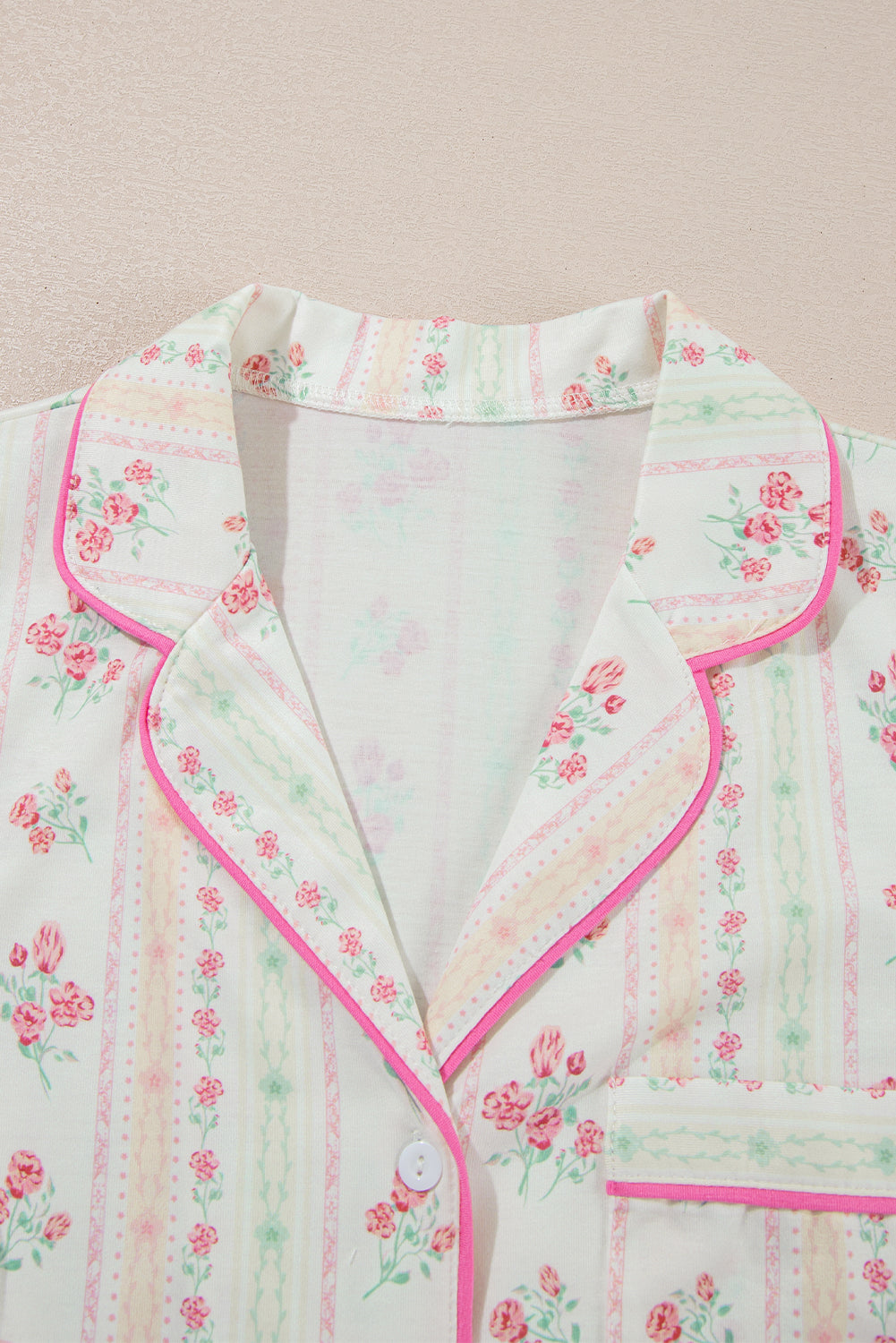 Cherry Print Pajama Set