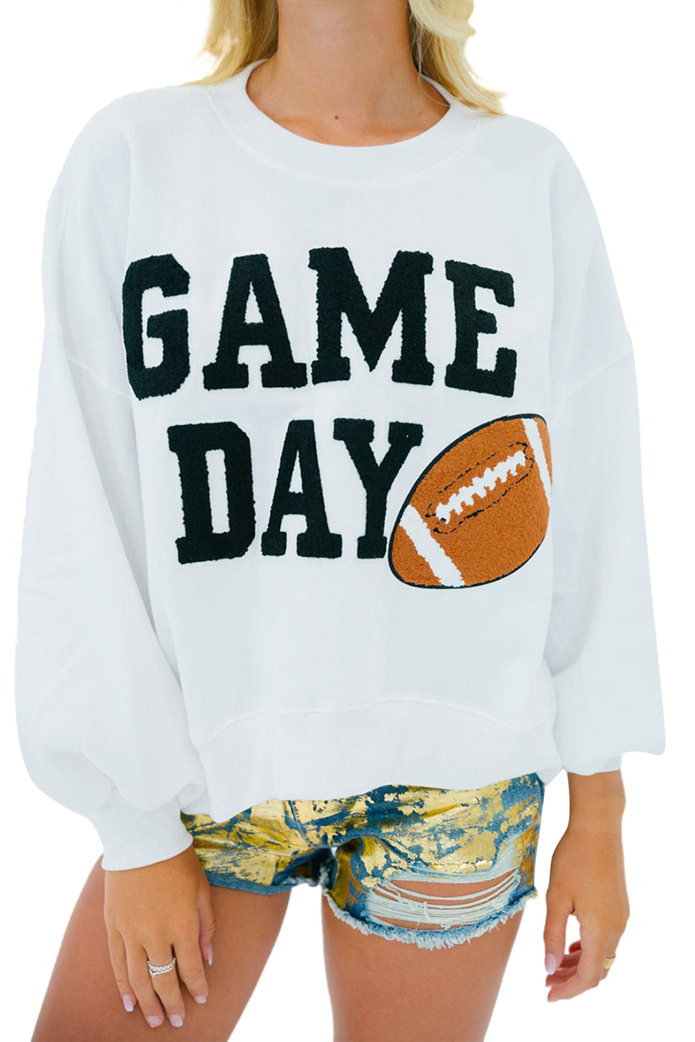 Black GAME DAY Pullover Sweatshirt