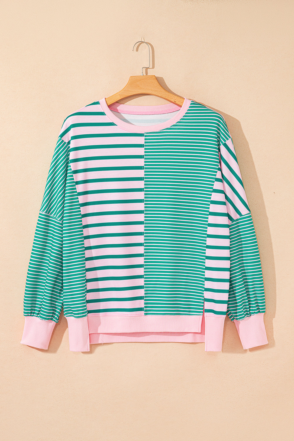 Green Stripe Sweatshirt