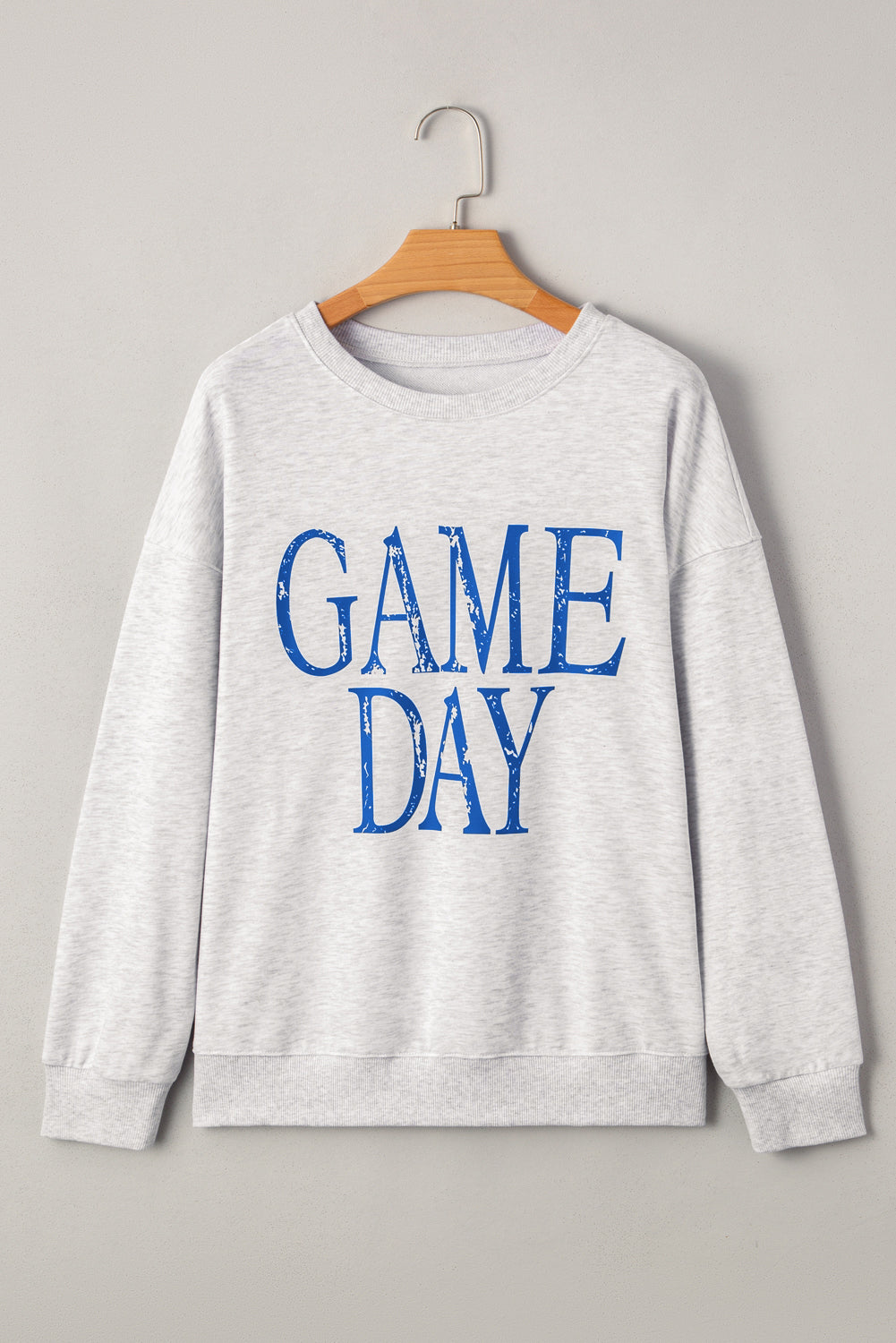 Black GAME DAY Vintage Washed Baggy Sweatshirt