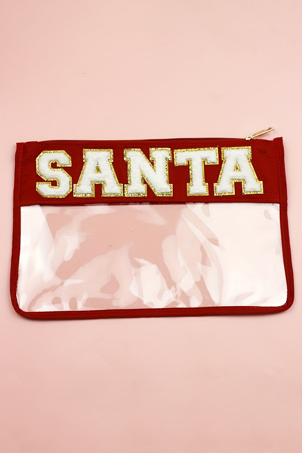 SANTA Christmas Makeup Bag