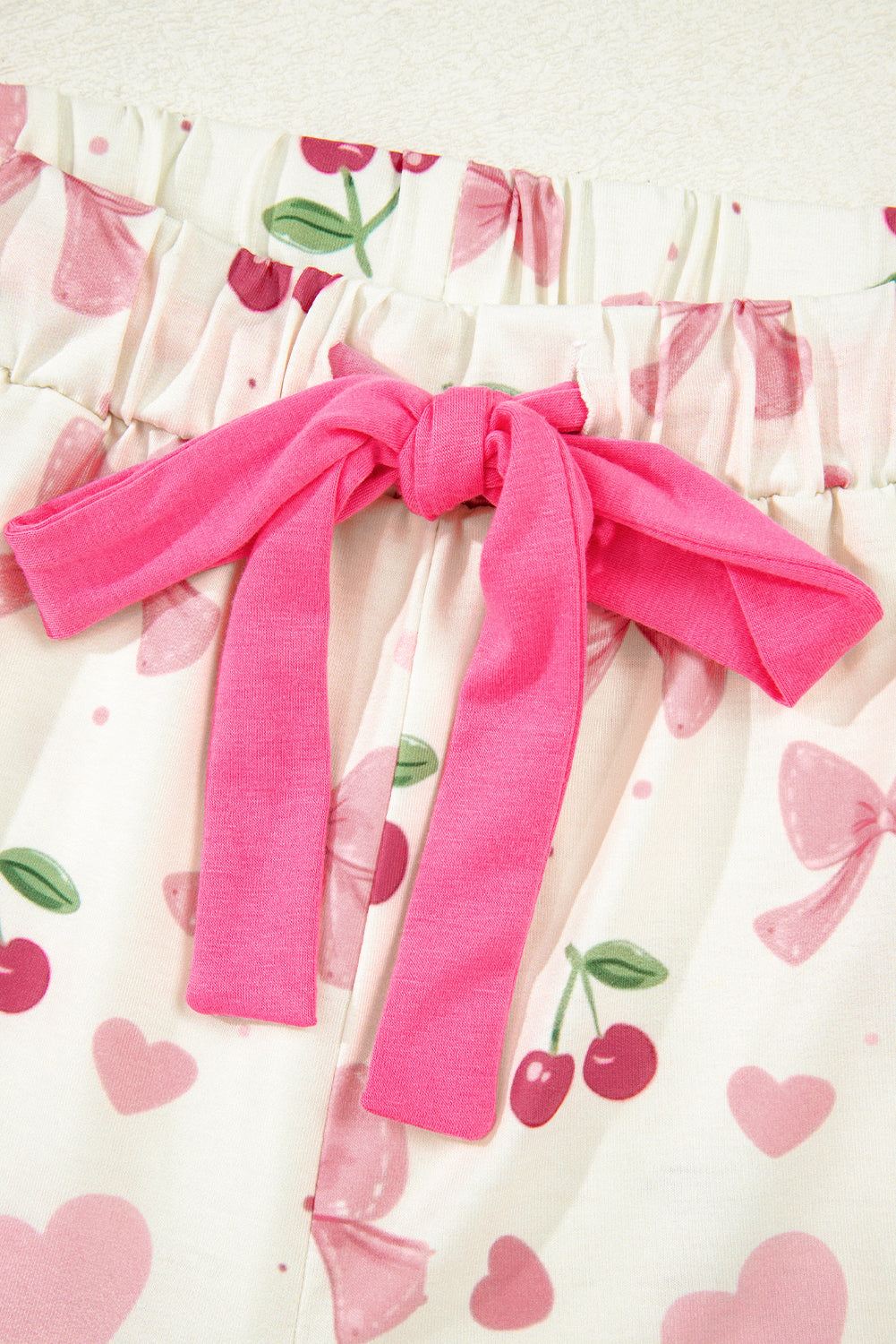 Cherry Print Pajama Set