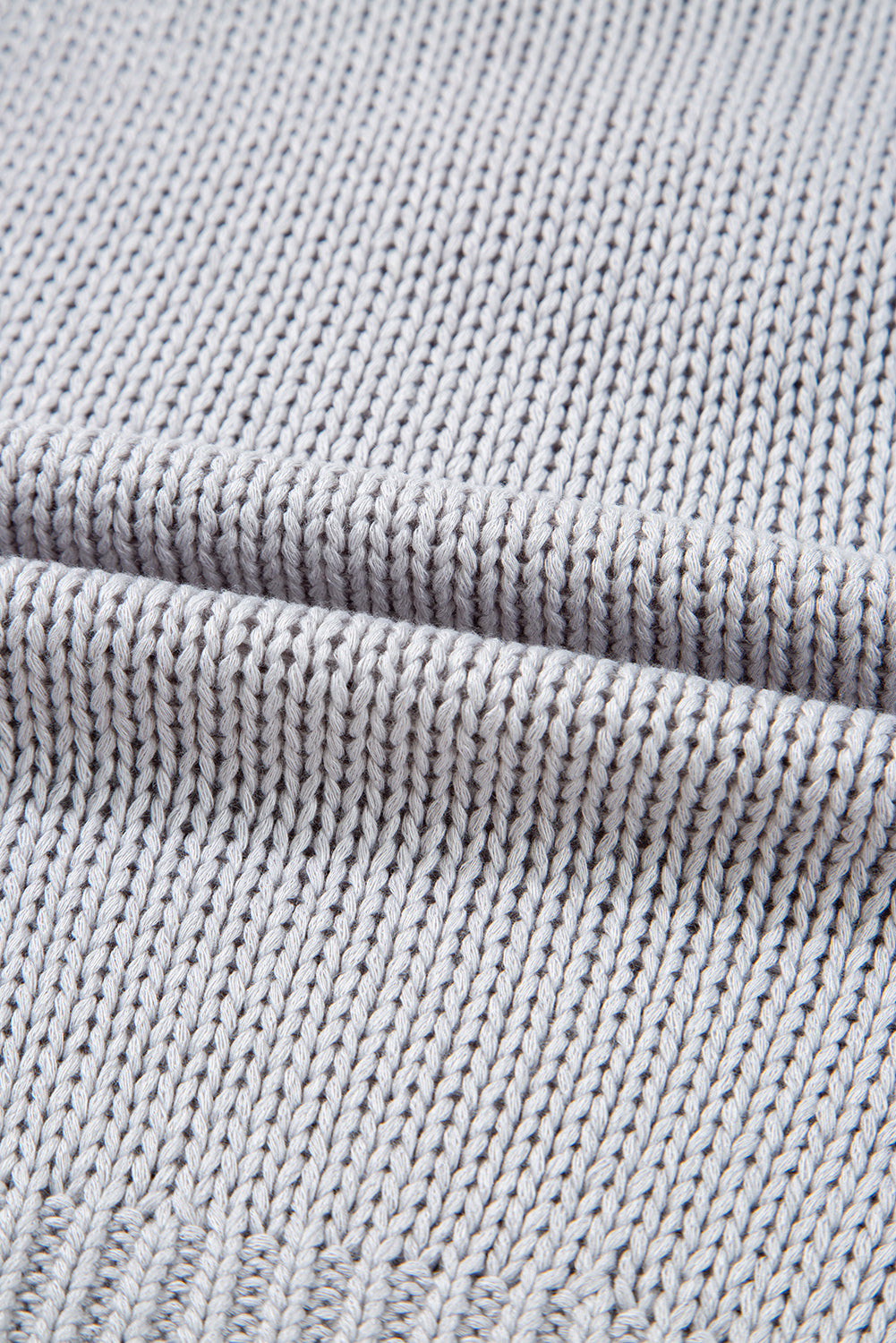 Light Grey Bowknot Cap Sleeve Sweater