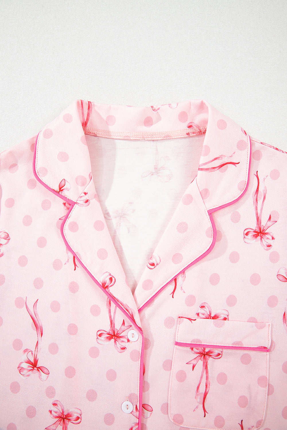 Cherry Print Pajama Set