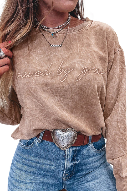 Dune "saved by grace" Loose Sweatshirt