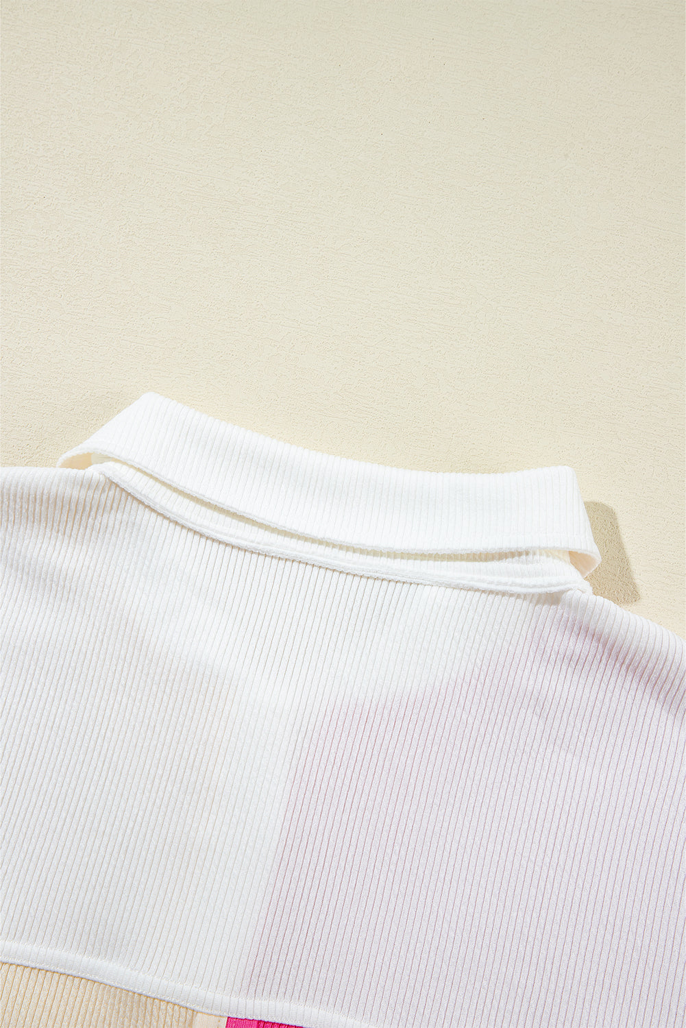 Oversized Henley Sweatshirt