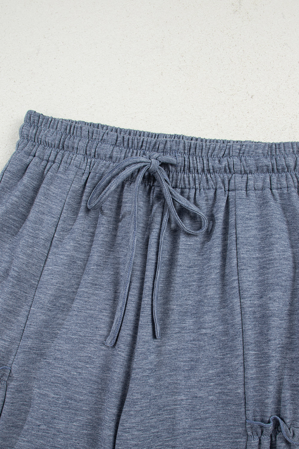 High-rise Frill Detail Wide Leg Loose Pants