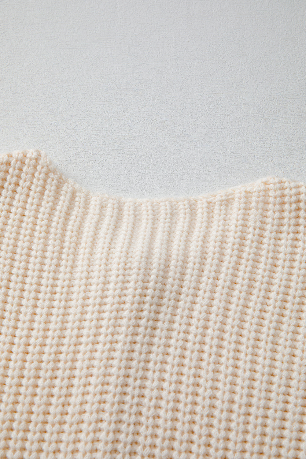 Red Solid Textured Knit Side Pockets Buttoned Sweater Vest