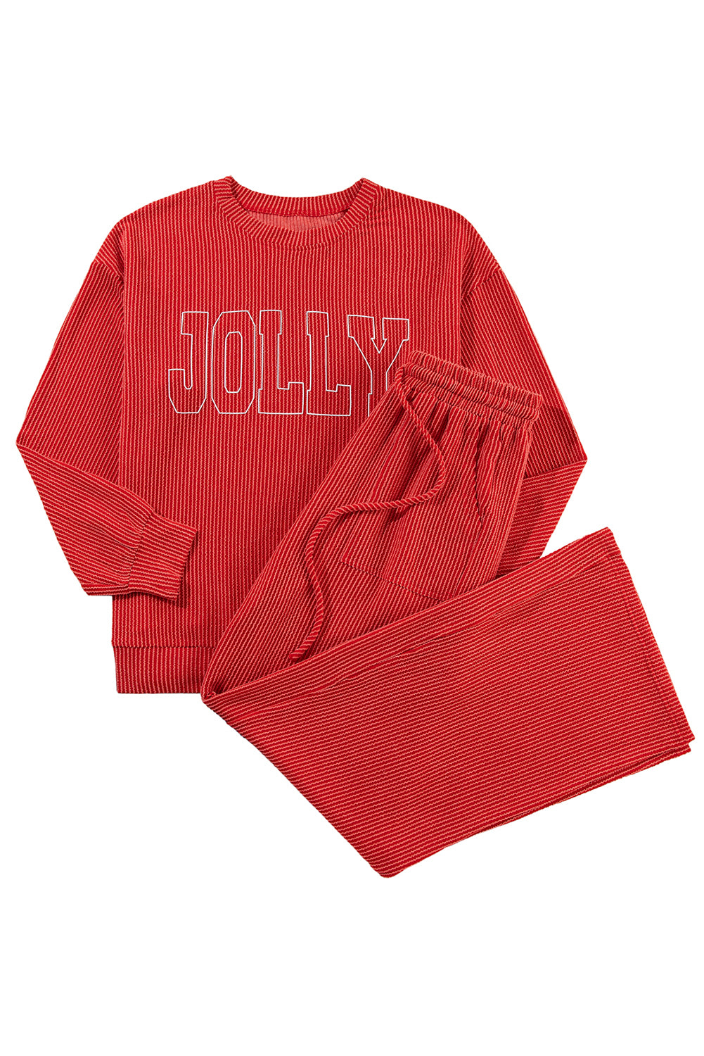 Evergreen JOLLY Long Sleeve Top and Pockets Pants Set