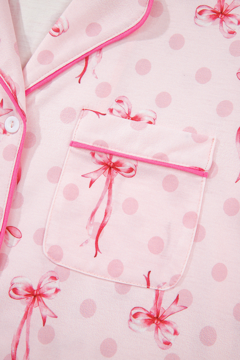 Cherry Print Pajama Set