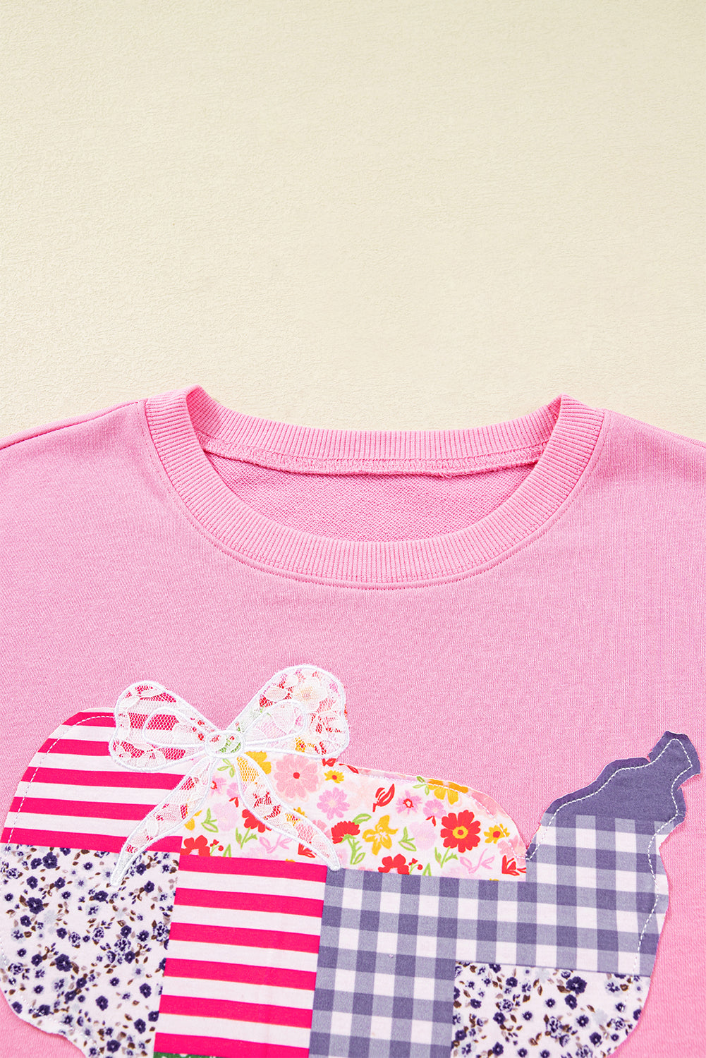 Pink Floral USA Map Sweatshirt