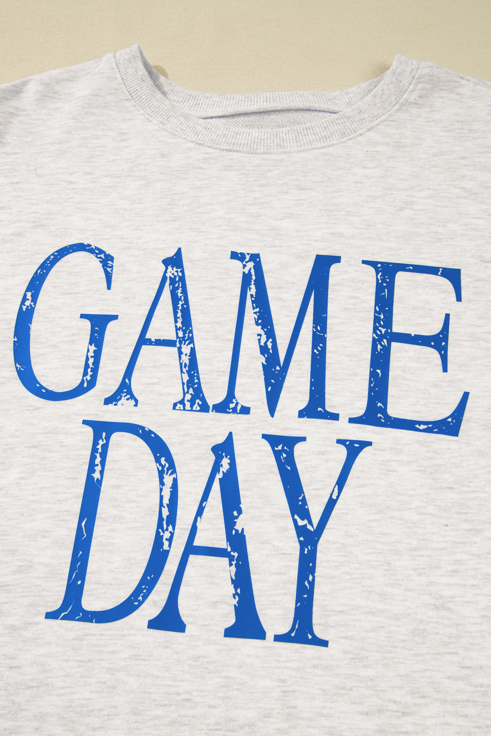 Black GAME DAY Vintage Washed Baggy Sweatshirt