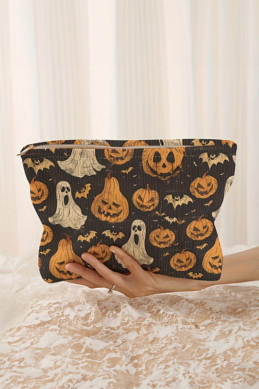 Black Halloween Makeup Bag