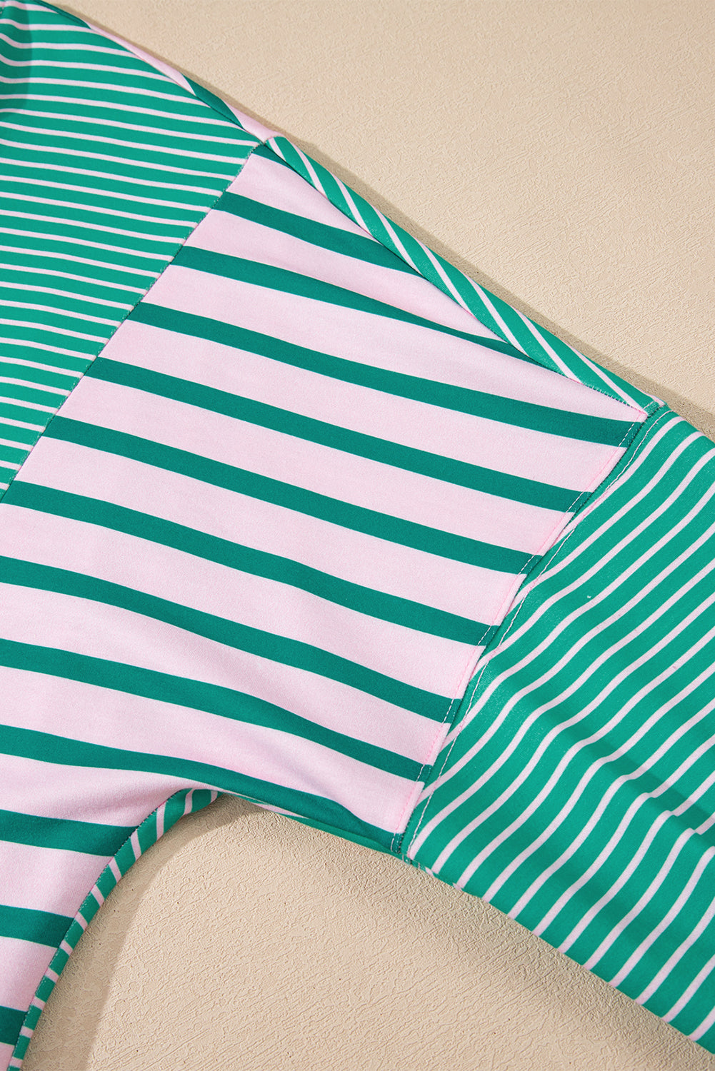 Green Stripe Sweatshirt