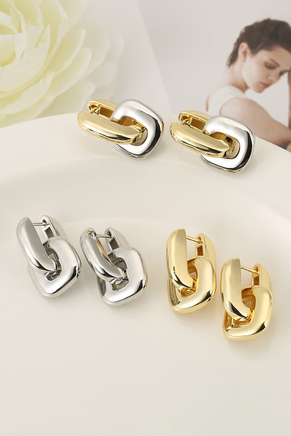 Gold Vintage Hoop Earrings