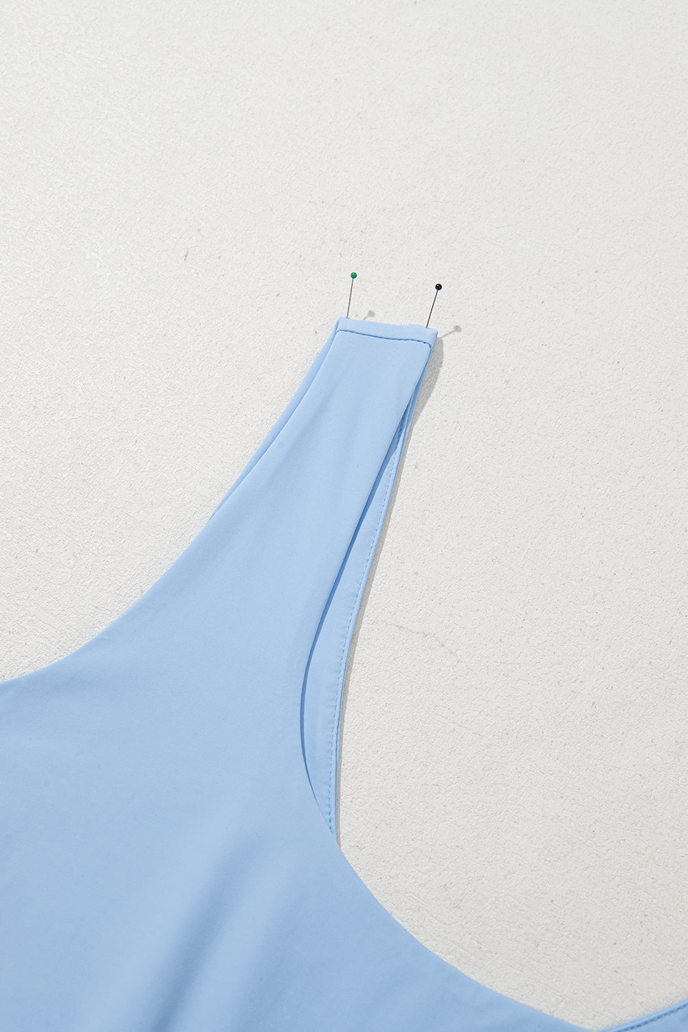 Plain Sleeveless Drawstring Cinched Waist Romper